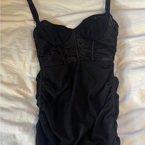 Oh Polly corset bodysuit dress